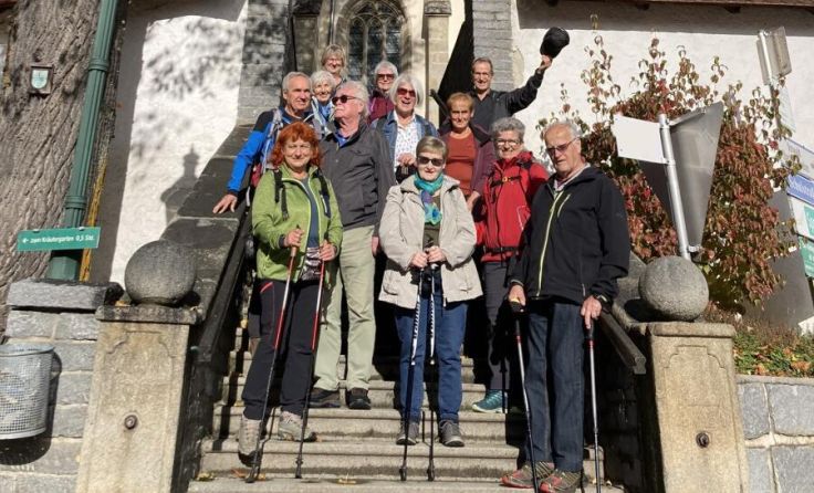 Die Teilnehmer an der Wanderung (Foto: Wolfsteiner)