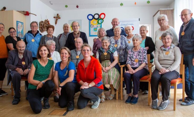 Für jeden Teilnehmer gab es eine Goldmedaille. (Foto: Samariterbund)