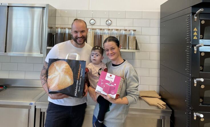 Mühlviertler Landbäckerei Geschäftsinhaber Christoph Filipp und Mutter Andrea Wagner. (Foto: MLB)