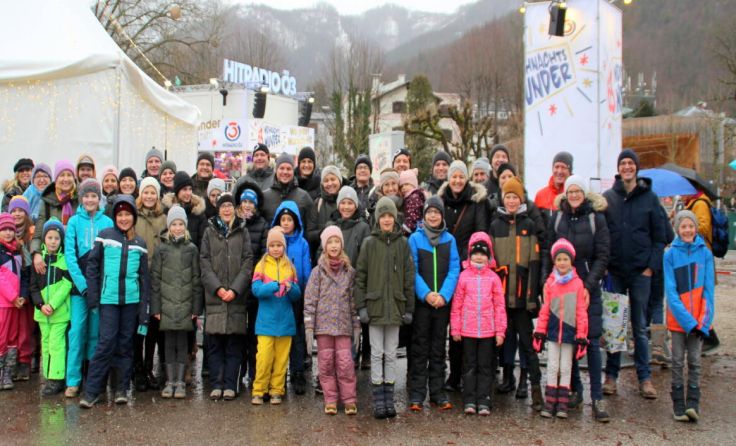 Die Kinder aus Neußerling in Bad Ischl. (Foto: Josef Märzinger)