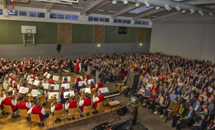 Zahlreiche Besucher kamen zum Neujahrskonzert. (Foto: Martin Gaisbauer)