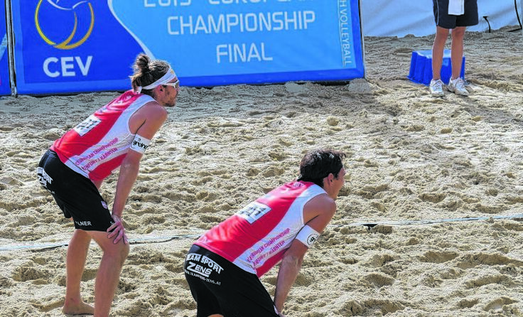 Daniel Müllner (l.) und Peter Eglseer aus Kremsmünster beim Grand Slam.