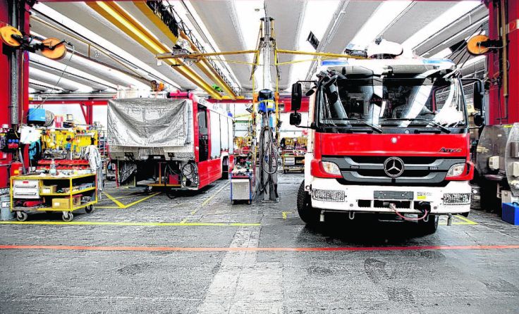 Rosenbauer verzeichnete 2016 einen Spitzenumsatz von 864 Millionen Euro. Foto: Weihbold 