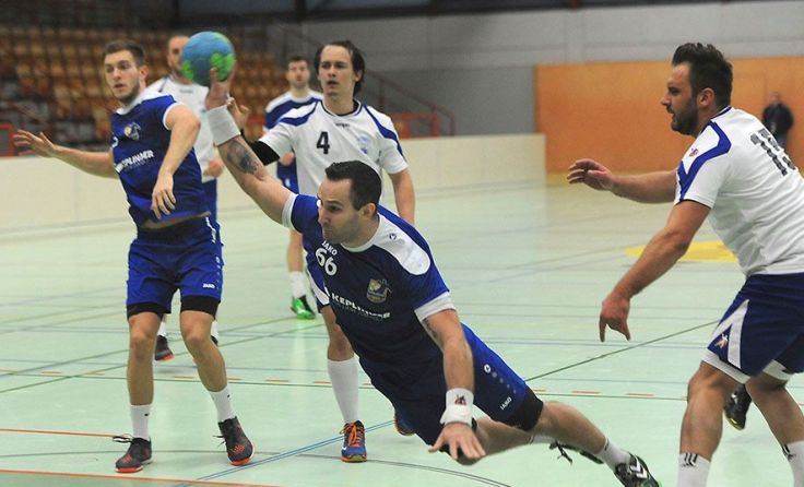 Schoss Traun mit 8 Toren zur Titelverteidigung: Ales Sismanovic. Foto: Traun 