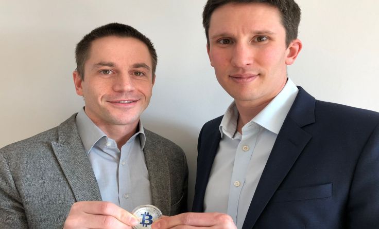 Zoran Babic (l.) und Thomas Kern sind Experten auf dem Bereich Kryptowährungen. 