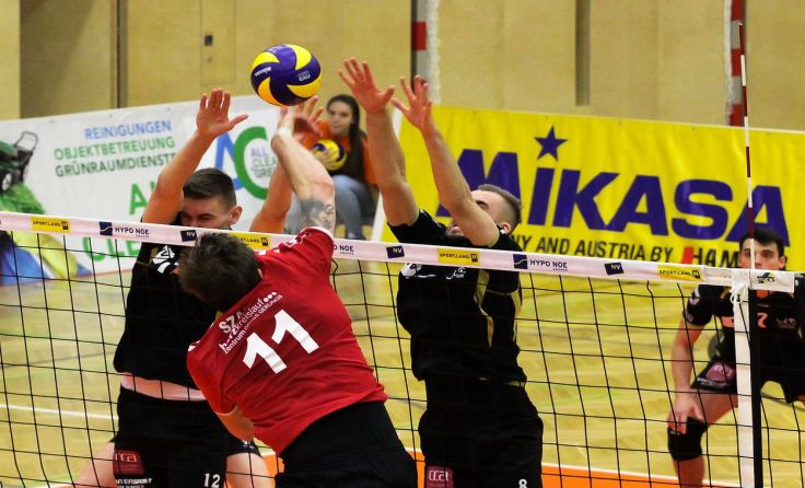 Der vierte Satz des prestigeträchtigen NÖ-Derbys war hochemotional.Foto: Peter Maurer