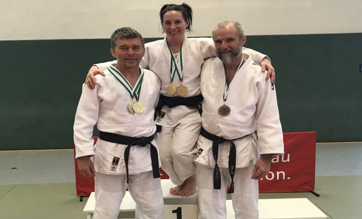 Die erfolgreichen Judo-Oldies. Foto: Judoclub Union Amstetten