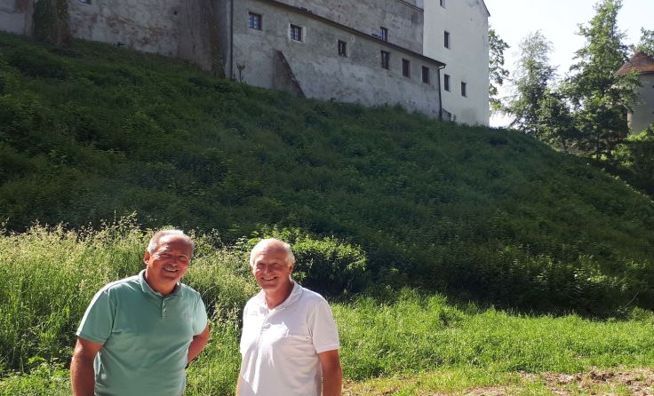 Ulmerfelds Ortsvorsteher Egon Brandl (l.) und Gemeinderat Reinhard Punz Foto: SPÖ Amstetten