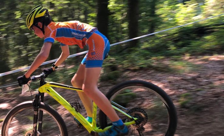 Johannes Pilz holte sich den Landesmeistertitel in der U15 männlich. Foto: SV Kürnberg