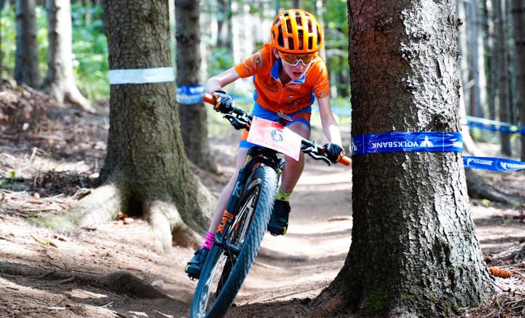 U13-Starter Elias Haimberger gelang auf der Heimstrecke sein erster Saisonsieg. Foto: SV Kürnberg