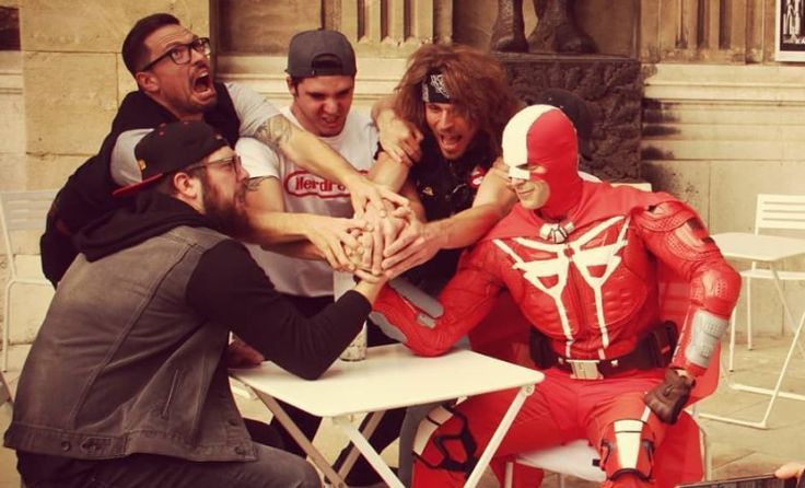 Die Nerdrockband Hörst ist in der Zuckerfabrik mit von der Partie. Foto: Austrian Super Heroes