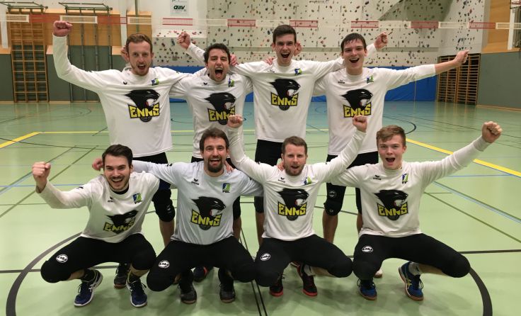 Nach dem verpatzten Bundesligaauftakt feierte Enns einen schönen Erfolg. Foto: AWN TV Enns