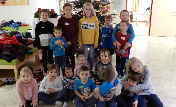 21 Kinder nahmen am Weihnachtskindergarten teil. Fotos: Fritz Auinger