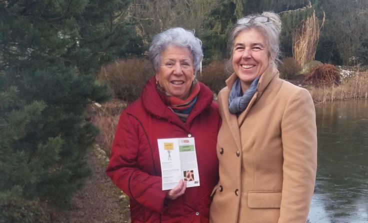 Projektleiterin Linda Oberlininger (r.) und Initiatorin Elfriede Petz Foto: Linda Oberlininger