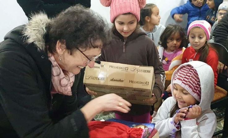 Fotos: Kinderschuhe für Osteuropa