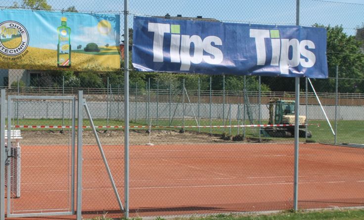 Diese Woche beginnt der Bau eines neuen Tennisplatzes. Fotos: Thomas Lettner