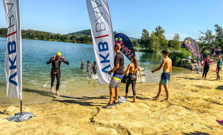 Der Aloha Swim Ausee dient der Vorbereitung auf die Triathlon-Bewerbe im Sommer. Foto: ALOHA SPORT