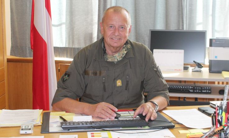 Brigadier Nikolaus Egger leitet die Heeresunteroffiziersakademie seit 2012. Foto: Thomas Lettner