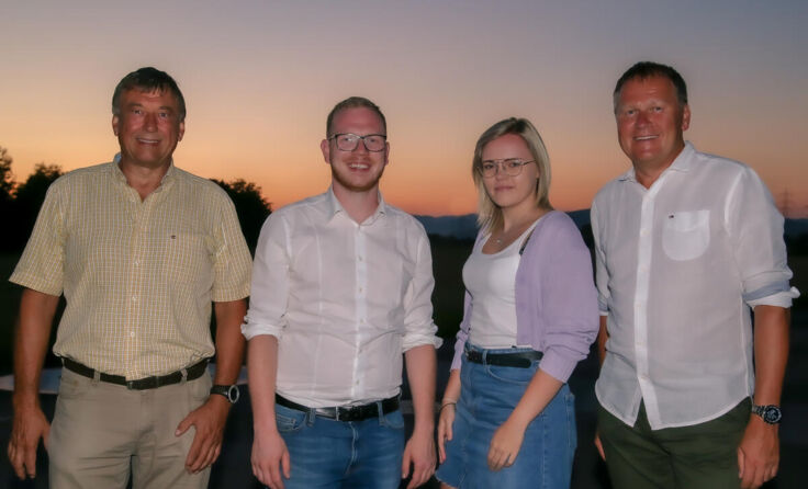 (v.l.) Alfred Ramler, Michael Mollner, Lisa Linzner, Roland Ganglbauer-Buchner (Foto: Photo Plohe)