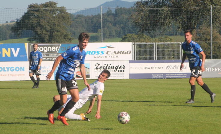 Der SCU Euratsfeld (blau) verlor mit 2:3 gegen den Favoriten SC Lilienfeld. (Foto: Thomas Lettner)