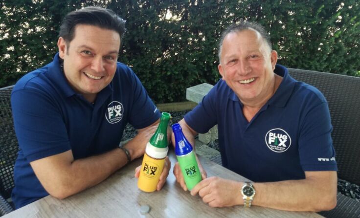 Die Erfinder Robert Draxler (l.) und Bernhard Schorm. (Foto: Schorm)