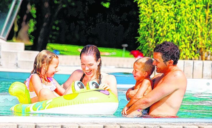 Badespaß im Freibad Foto: Linz AG