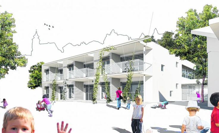 Das neue Gebäude in der Commendastraße
