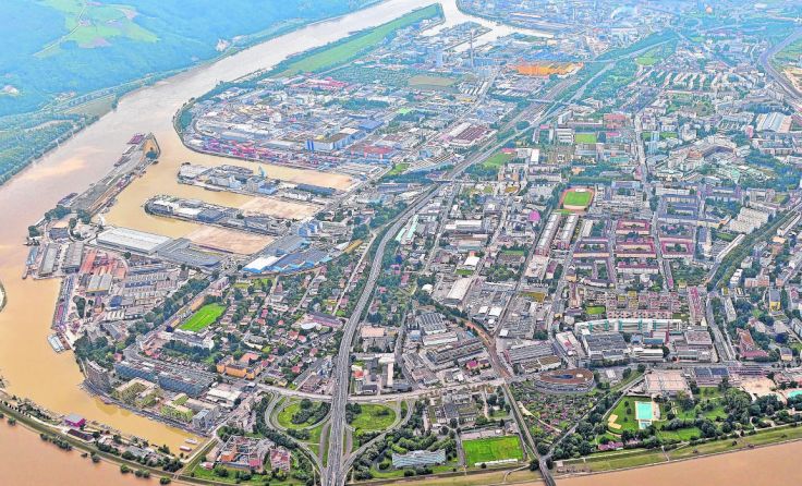 Die Hafenstadt Linz Foto: Stadt Linz