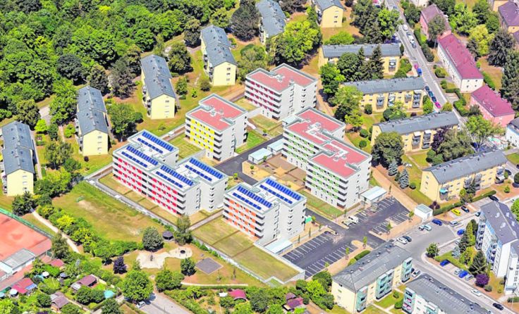 Die neuen Wohnbauten Foto: Stadt Linz