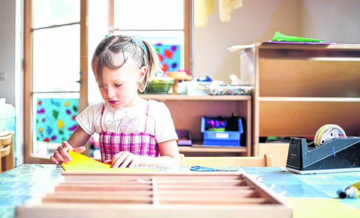Der Kindergarten erfreute sich auch im Sommer großer Beliebtheit. Foto: Weihbold
