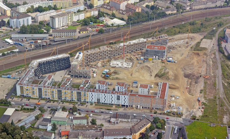 Die "Grüne Mitte" Foto: Stadt Linz