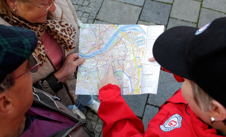 Ordnungsdienstmitarbeiter im Dienst Foto: Weihbold