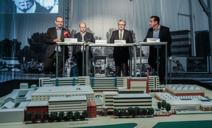 Im westlichen Bereich der Tabakfabrik soll ein Neubau entstehen. Foto: Tabakfabrik Linz
