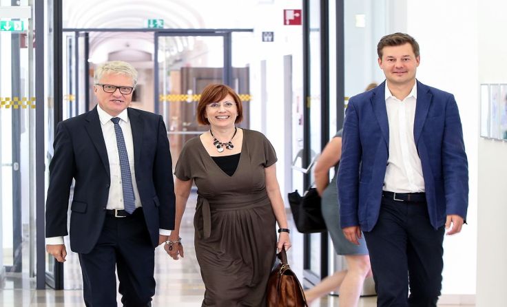 Klaus Luger, Regina Fechter und Christian Forsterleitner Foto: Weihbold
