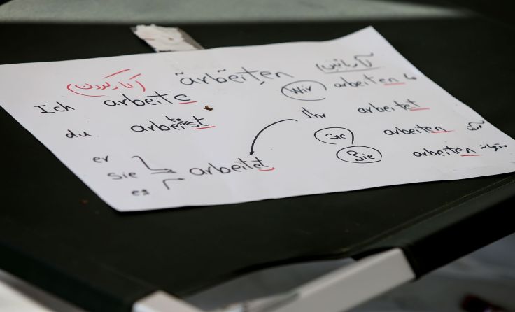 Deutschkurse bleiben auch im Jahr 2018 eine Priorität. Foto: Weihbold