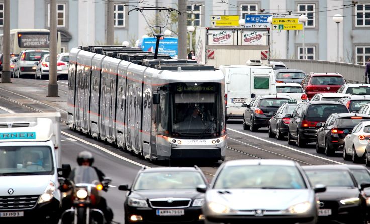 Die Hälfte der Linzer braucht weniger als 15 Minuten für den Arbeitsweg.Foto: Weihbold