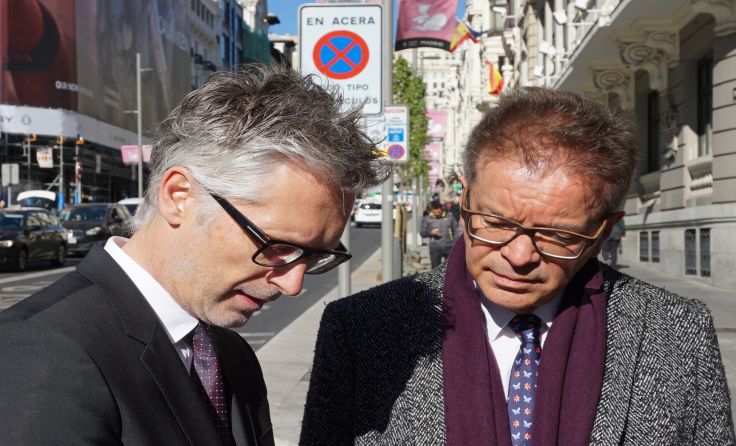Österreichs Botschafter in Spanien Christian Ebner und Landesrat Anschober Foto: Land OÖ
