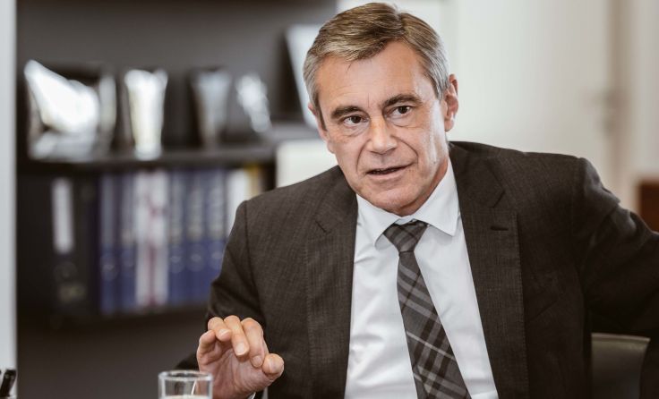 Generaldirektor der Raiffeisenlandesbank OÖ Heinrich Schaller Foto: RLB OÖ
