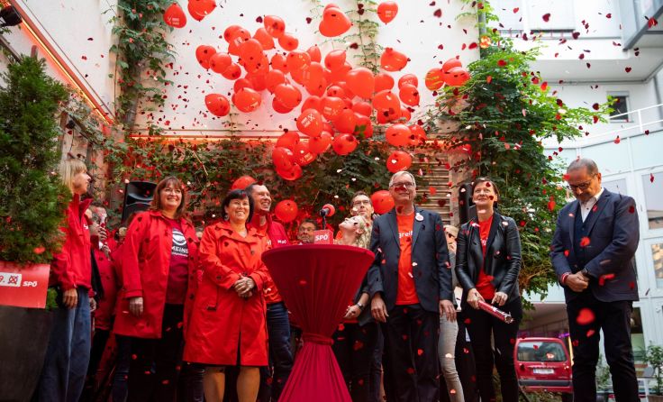 Die SPÖ läutet den Endspurt des Wahlkampfes ein. Foto: MecGreenie