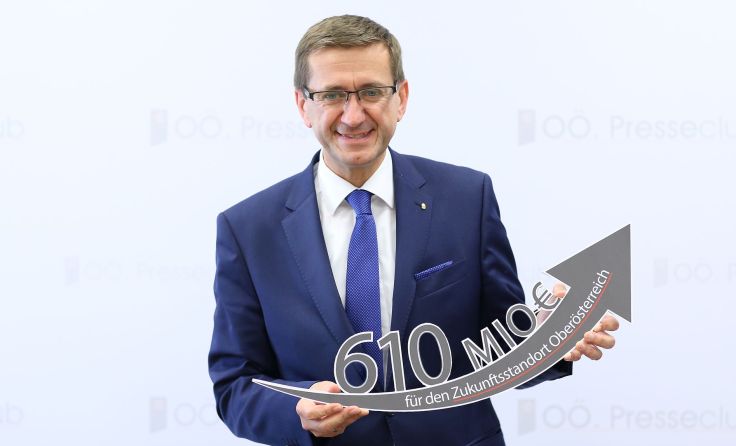 Wirtschafts- und Forschungs-Landesrat Markus Achleitner Foto: Land OÖ/Liedl