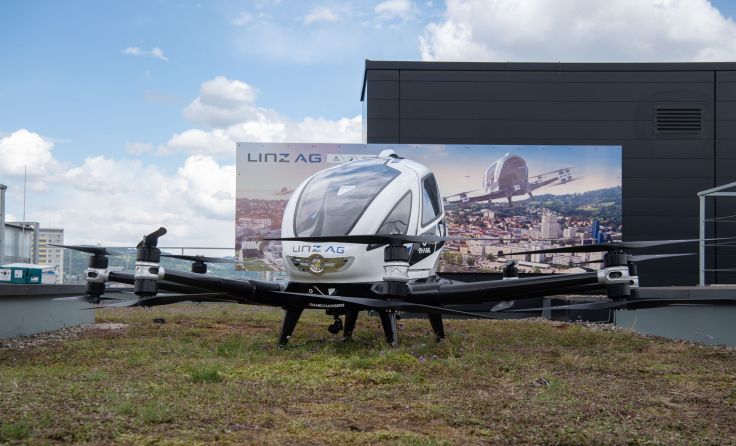 Die erste Lufttaxi-Teststrecke ist für 2020/2021 geplant. Foto: Linz AG/fotokerschi