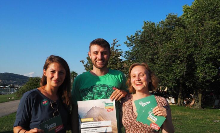 Beim Linzer Klimapicknick (Foto: Klimavolksbegehren)