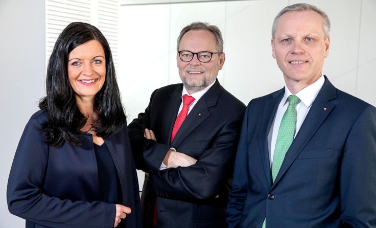 (v.l.) Kühltreiber-Leitner, Stockinger und Nagl (Foto: HERMANN WAKOLBINGER)