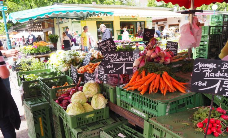 Am Südbahnhofmarkt (Foto: Tips/Stadler)
