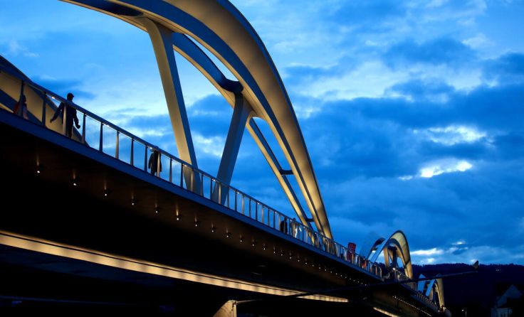 Die Eisenbahnbrücke war 2020 eine der größten Investitionen (Foto: Weihbold)