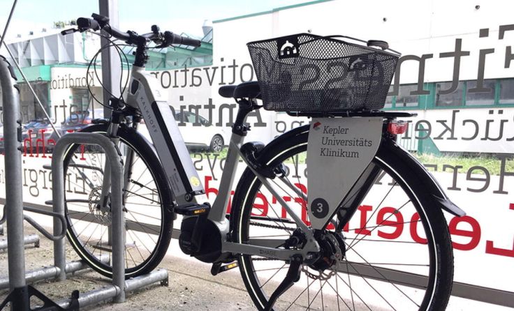 Die E-Bikes am KUK werden fleißig genutzt. (Foto: KUK)