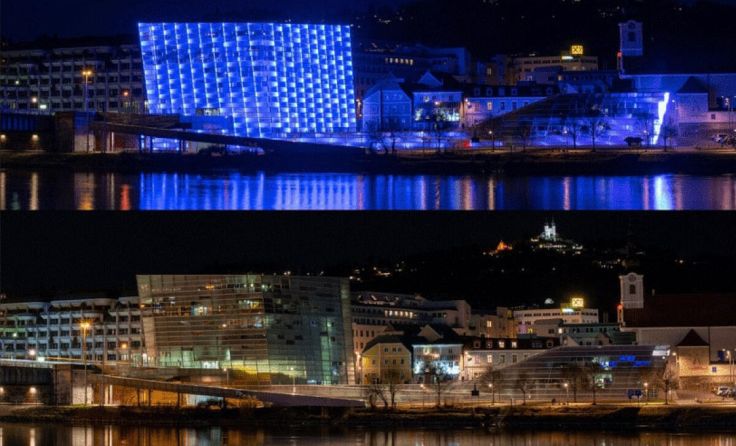 Auch beim AEC gehen für eine Stunde die Lichter aus. (Foto: Robert Bauernhansl)
