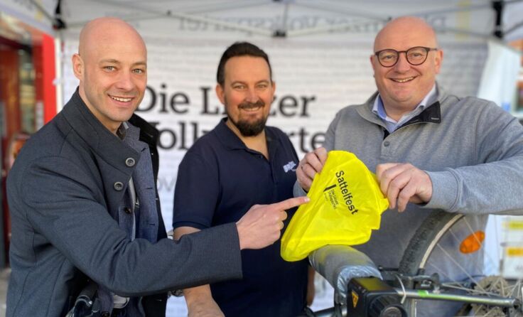Die Rad.Werk.Stadt ist wieder unterwegs. (Foto: Linzer Volkspartei)