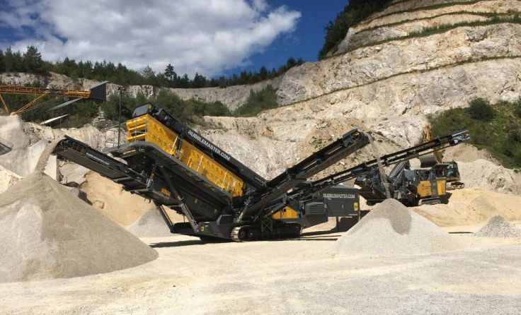 Die Brecher und Siebe von Rubble Master sind weltweit im Einsatz. (Foto: Rubble Master)