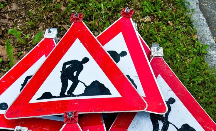 Achtung Baustelle (Foto: Wodicka)